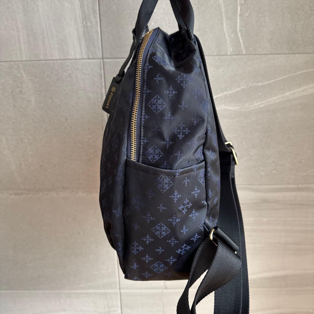 【美品】russet モノグラム総柄 リュック バックパック 2way
