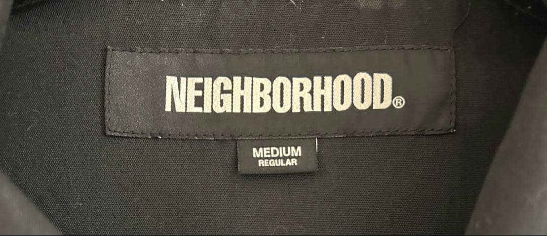 【美品】NEIGHBORHOOD WORK SHIRT ネイバーフッド 黒 M