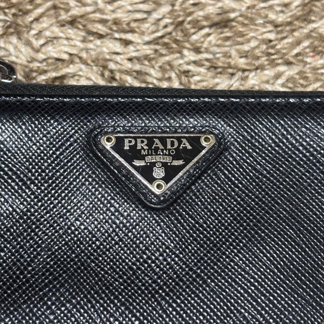 廃盤レア型番　PRADA プラダ ミニウォレット ブラック 2TT085
