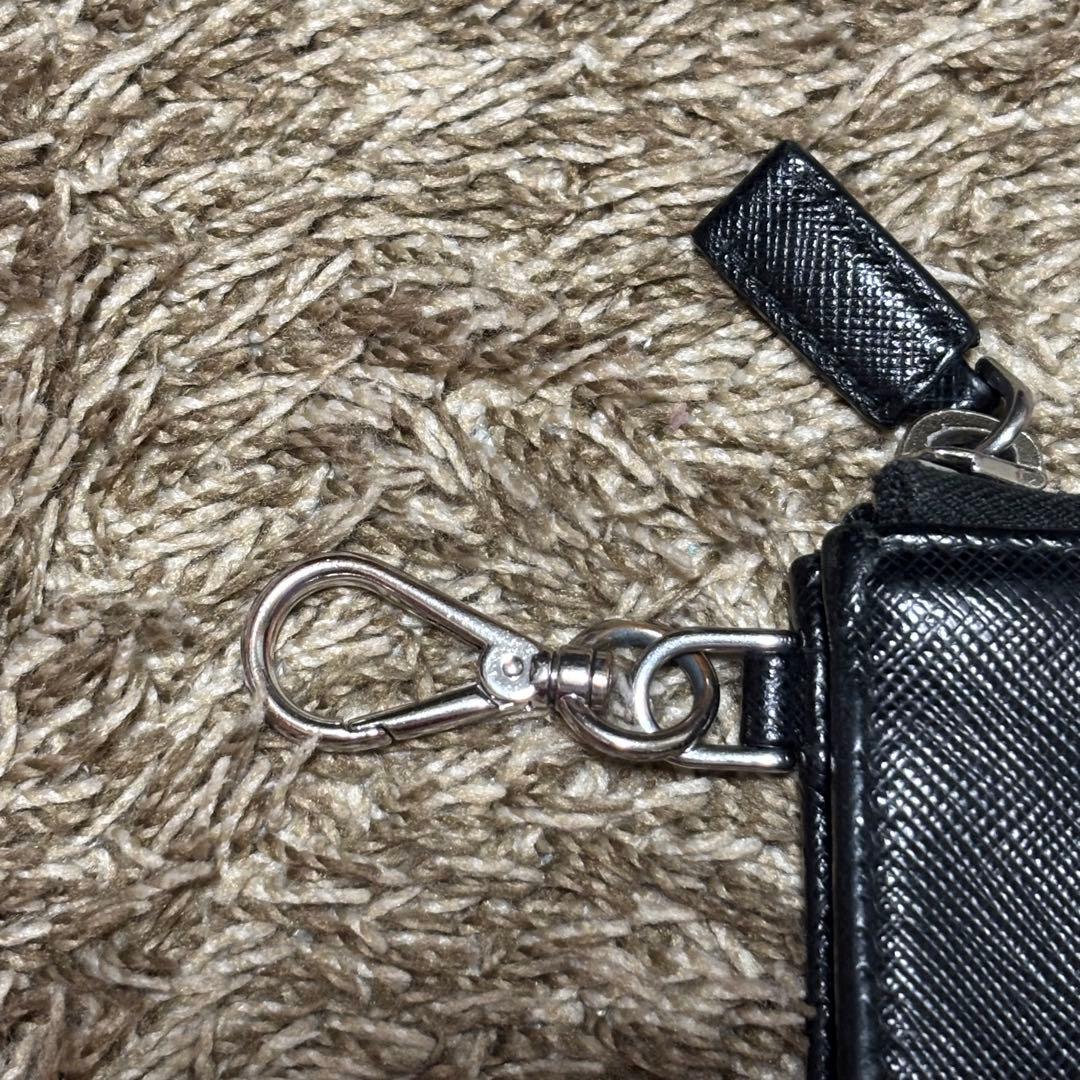 廃盤レア型番　PRADA プラダ ミニウォレット ブラック 2TT085