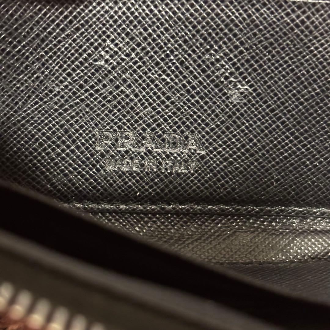 廃盤レア型番　PRADA プラダ ミニウォレット ブラック 2TT085