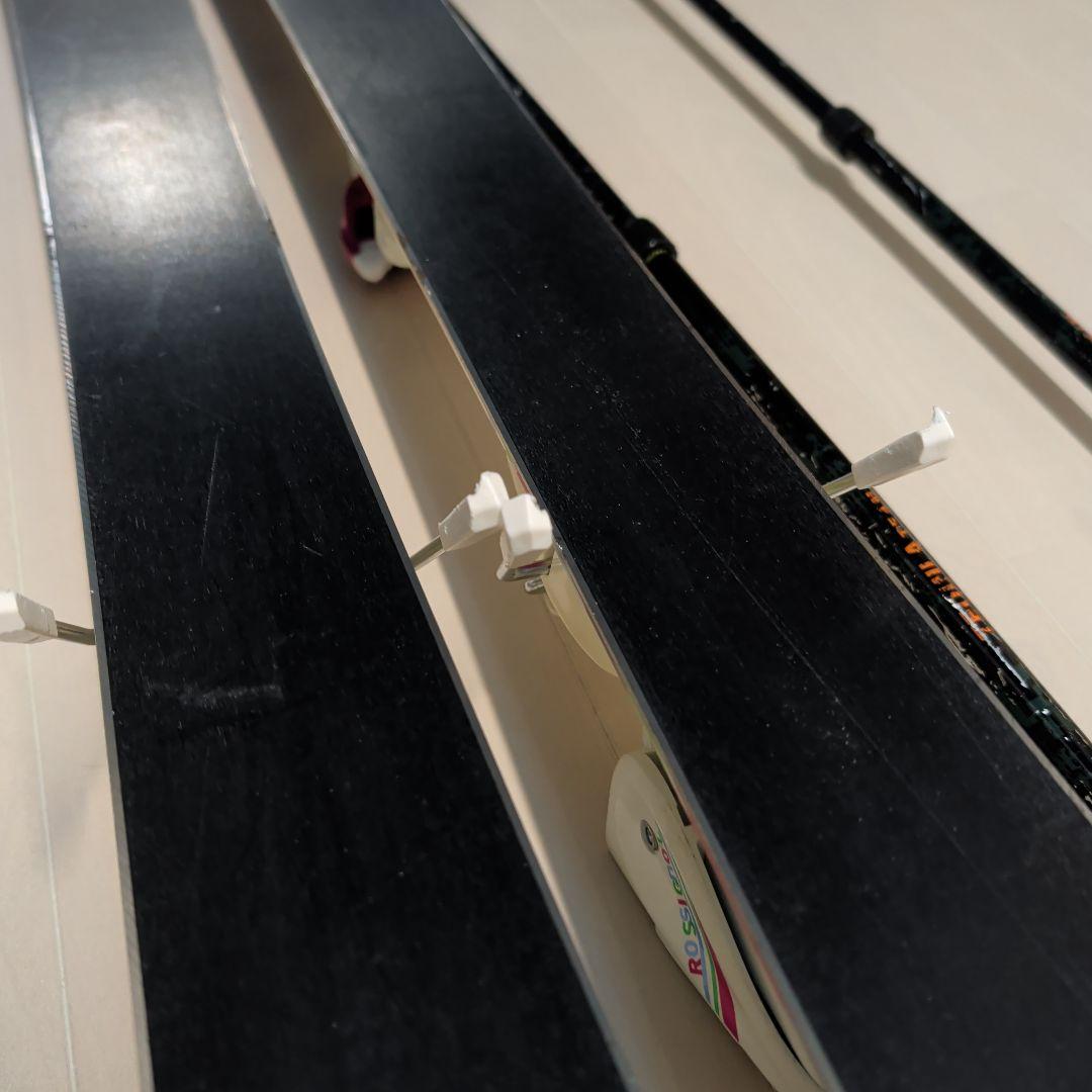 ROSSIGNOL 130cm racjy04 スキー板ストック付き