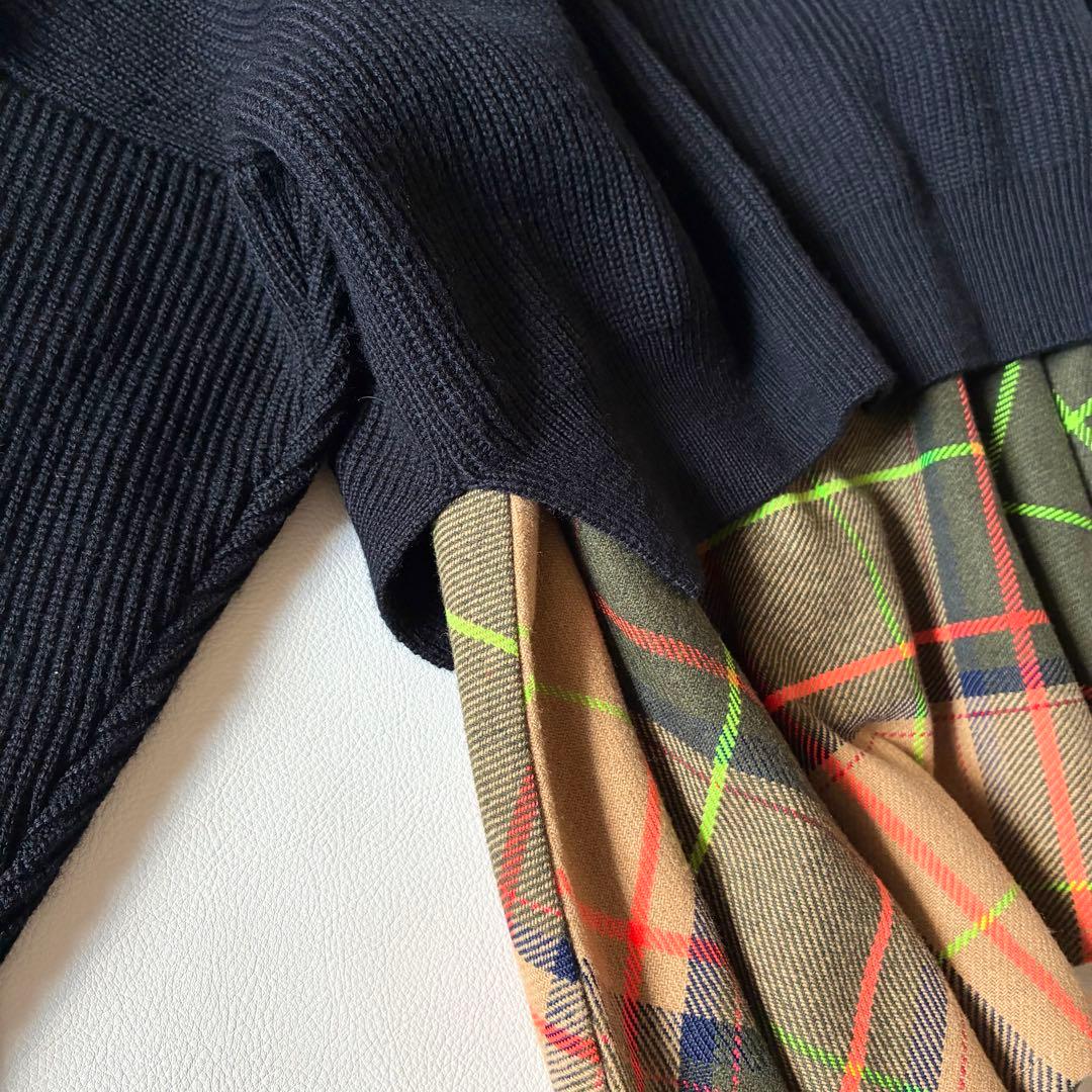 極美品✨エンフォルド　近年モデル　レイヤードニット　2点セット　アシンメトリー