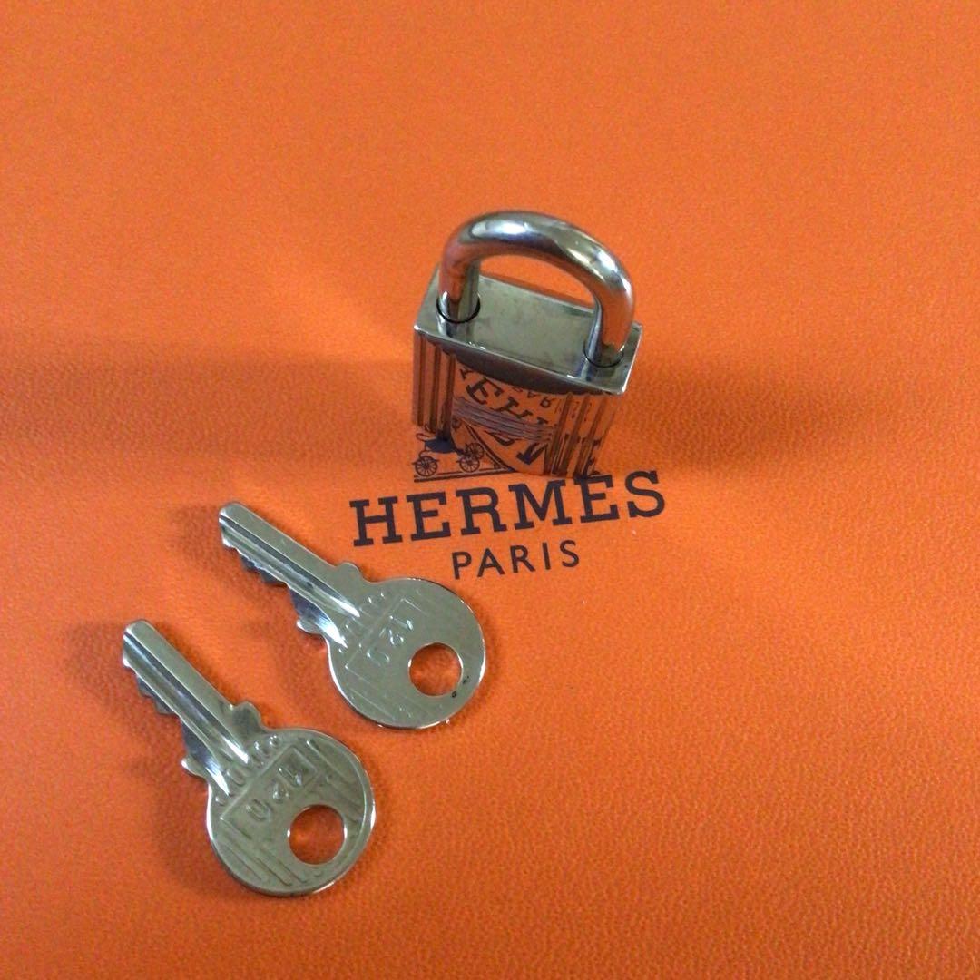 HERMES エルメス カデナ パドロック シルバー 南京錠 120番