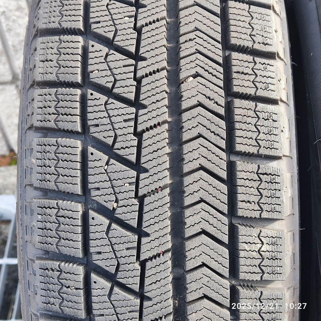 9部山　ブリヂストン スタッドレス 155/65R14 75Q 2019年製