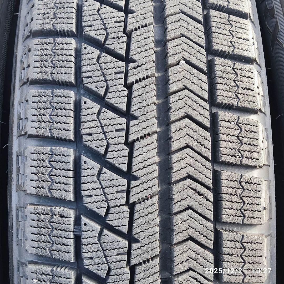 9部山　ブリヂストン スタッドレス 155/65R14 75Q 2019年製