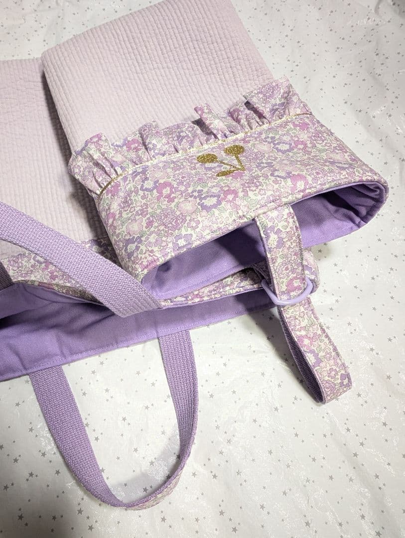 キラキラミシェル レッスンバッグ上履き入れ体操服袋ハンドメイド