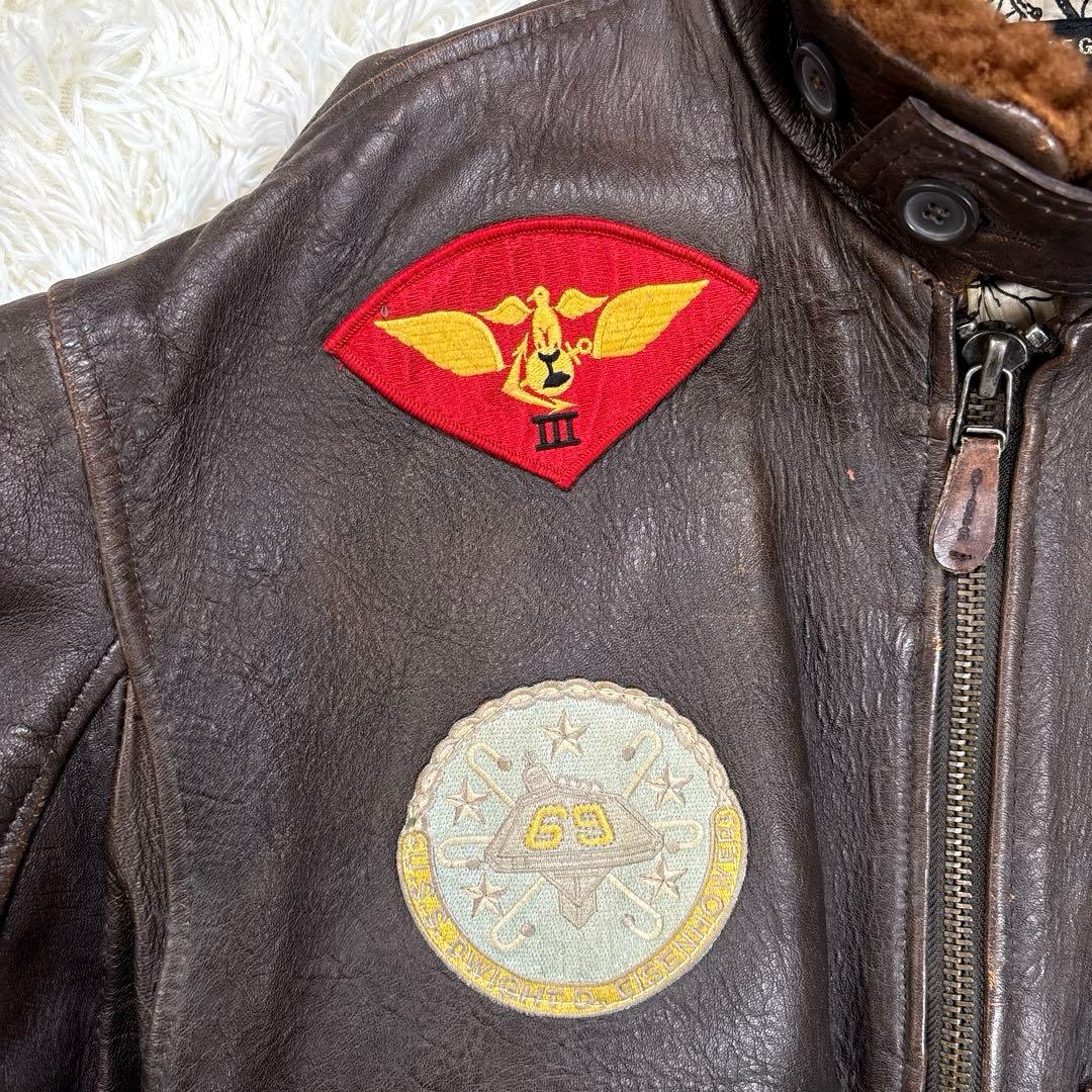 ✨希少・トップガン✨アヴィレックス　G-1 フライトジャケット　レザー　初期