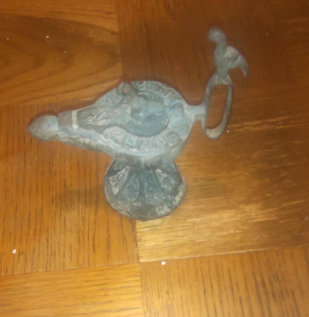 【博物館級】アンティーク 中世 イスラム ブロンズ オイルランプ