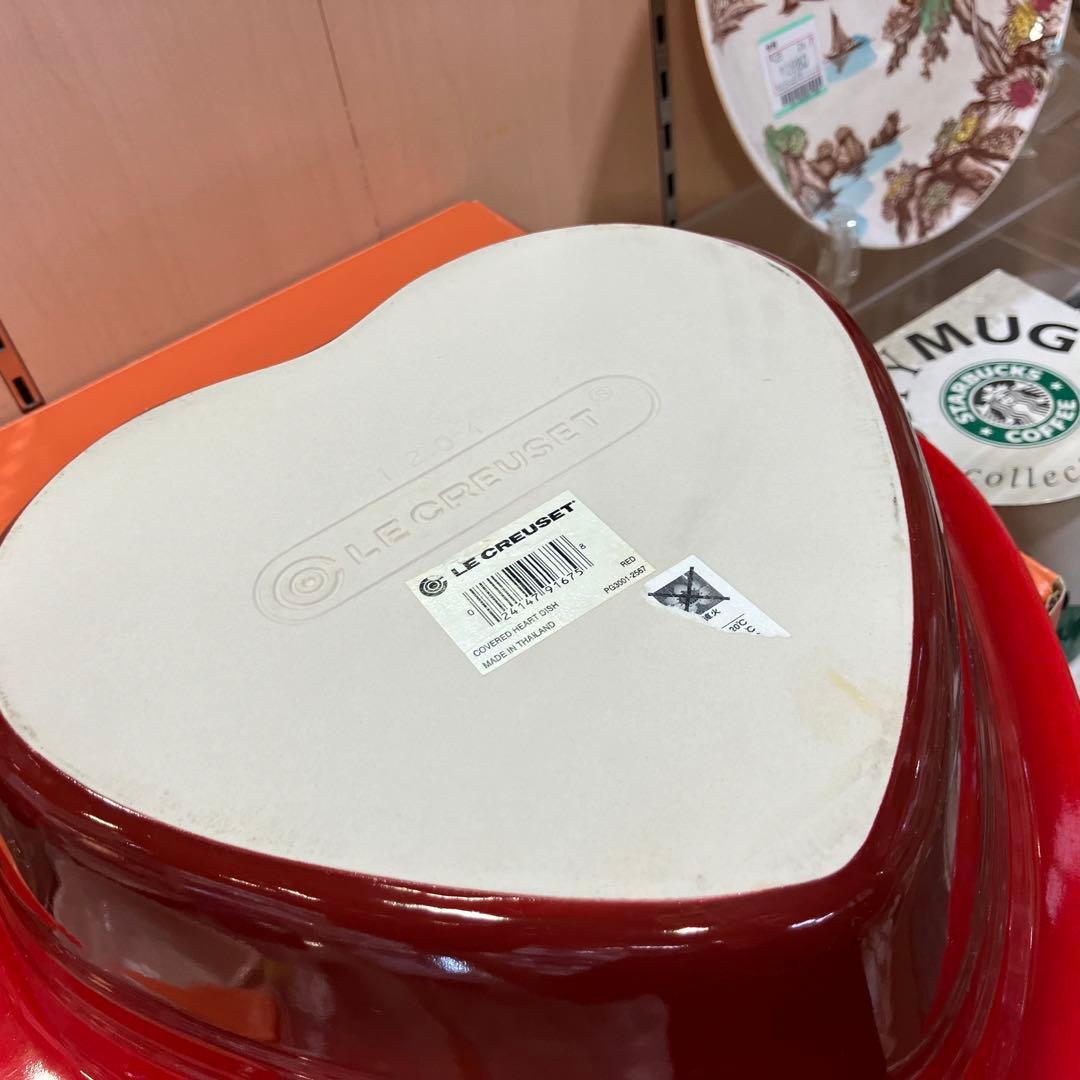 【新品未使用品】ル・クルーゼ ハートディッシュL 廃盤品
