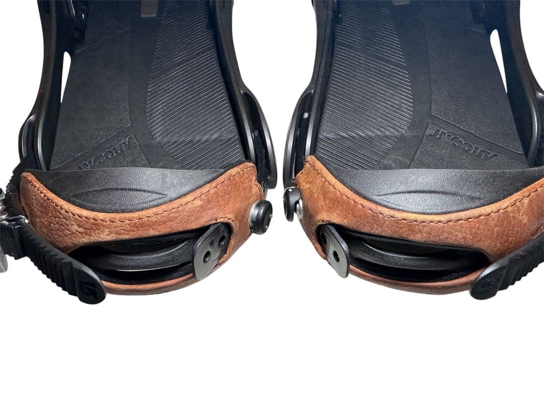 スノーボード ビンディング Burton MALAVITA レザー Mサイズ
