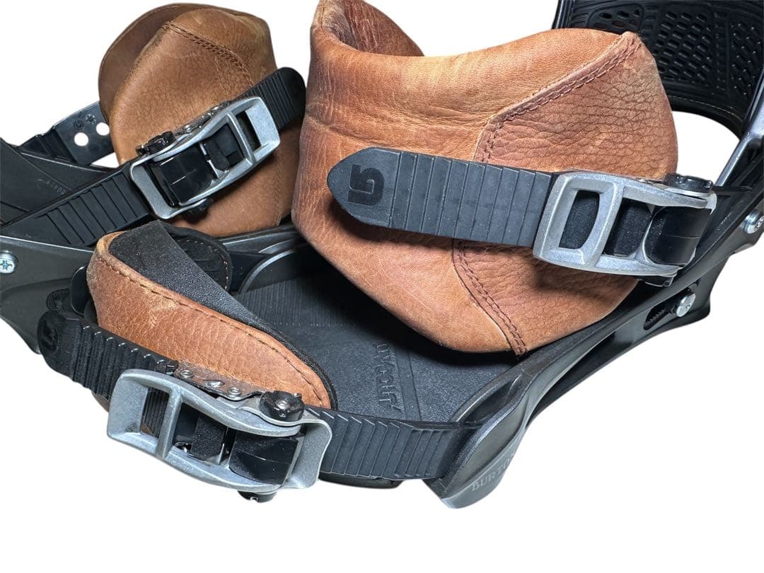 スノーボード ビンディング Burton MALAVITA レザー Mサイズ