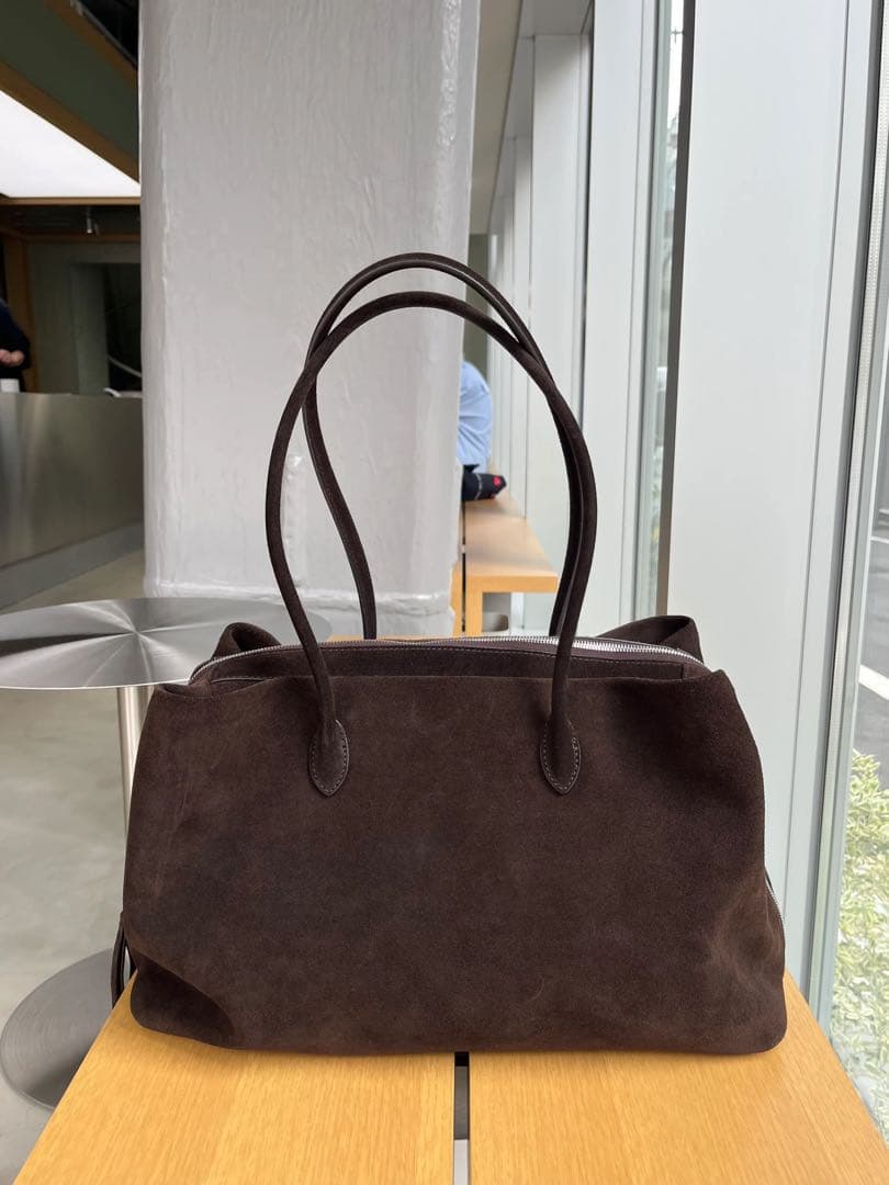 定価)a.subjjject Suede Boston square bag L