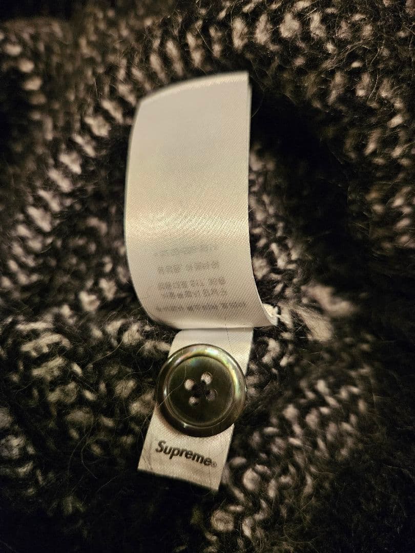 ほぼ新品L Supreme 2-Tone Mohair Cardigan