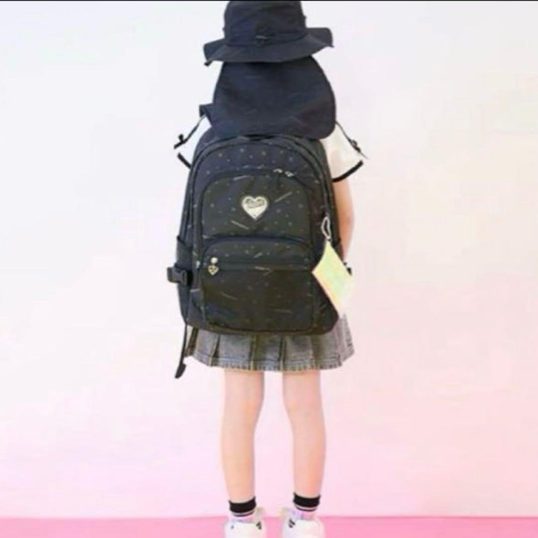 メゾピアノ 【容量約23L】ポーチつきナイロンリュック大