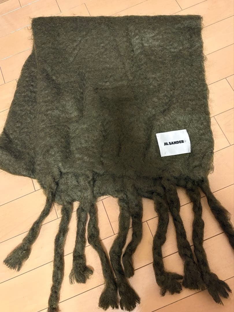 Jil Sander 正規品ジルサンダー　マフラーモヘアニット