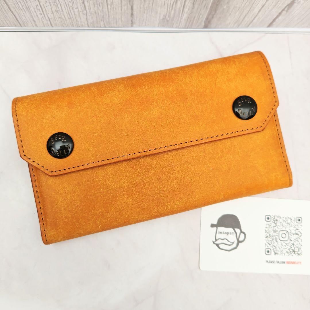 【極美品】 ビアベリー エステイト 長財布 ベージュ スナップボタン