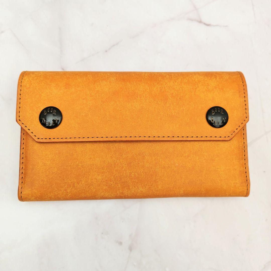 【極美品】 ビアベリー エステイト 長財布 ベージュ スナップボタン