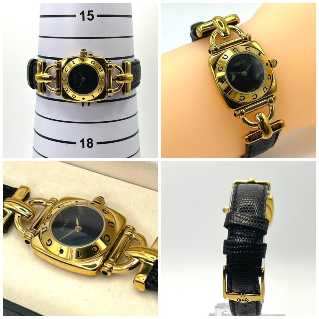 【稼働品/付属品あり】GUCCI グッチ 6300L ホースビット ゴールド