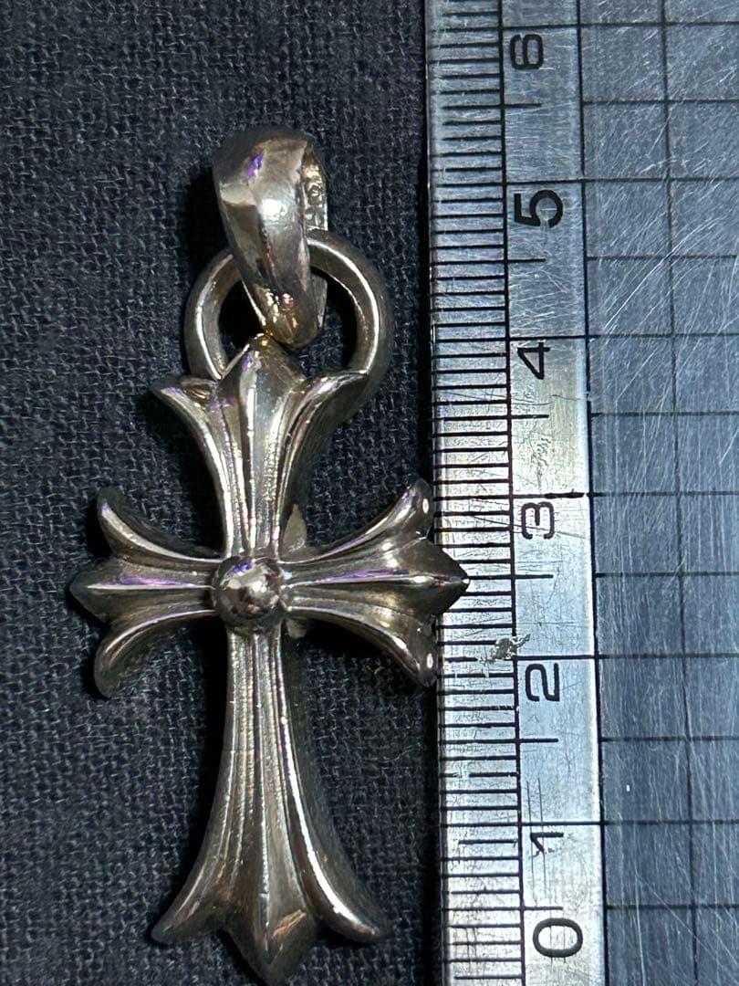 Chrome Hearts クロムハーツCHスモールクロスwithベイル　専用