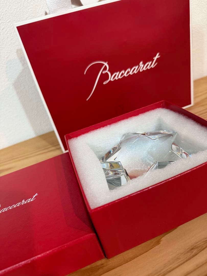 Baccarat クリスタル 星型 置物