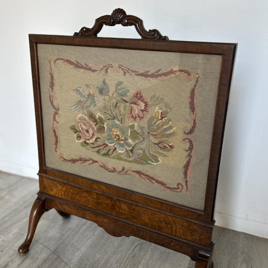 イギリス アンティーク家具 ファイヤースクリーン 衝立 1930年頃 956A
