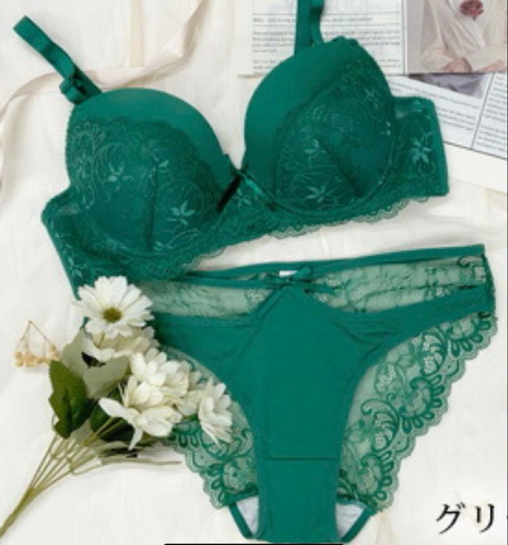 華やか✨️♥️ビビッドサテンブラD95サイズ4点セット