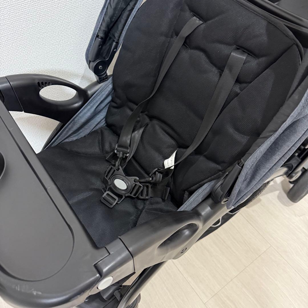 【美品】二人でゴーDX 2人乗りベビーカー