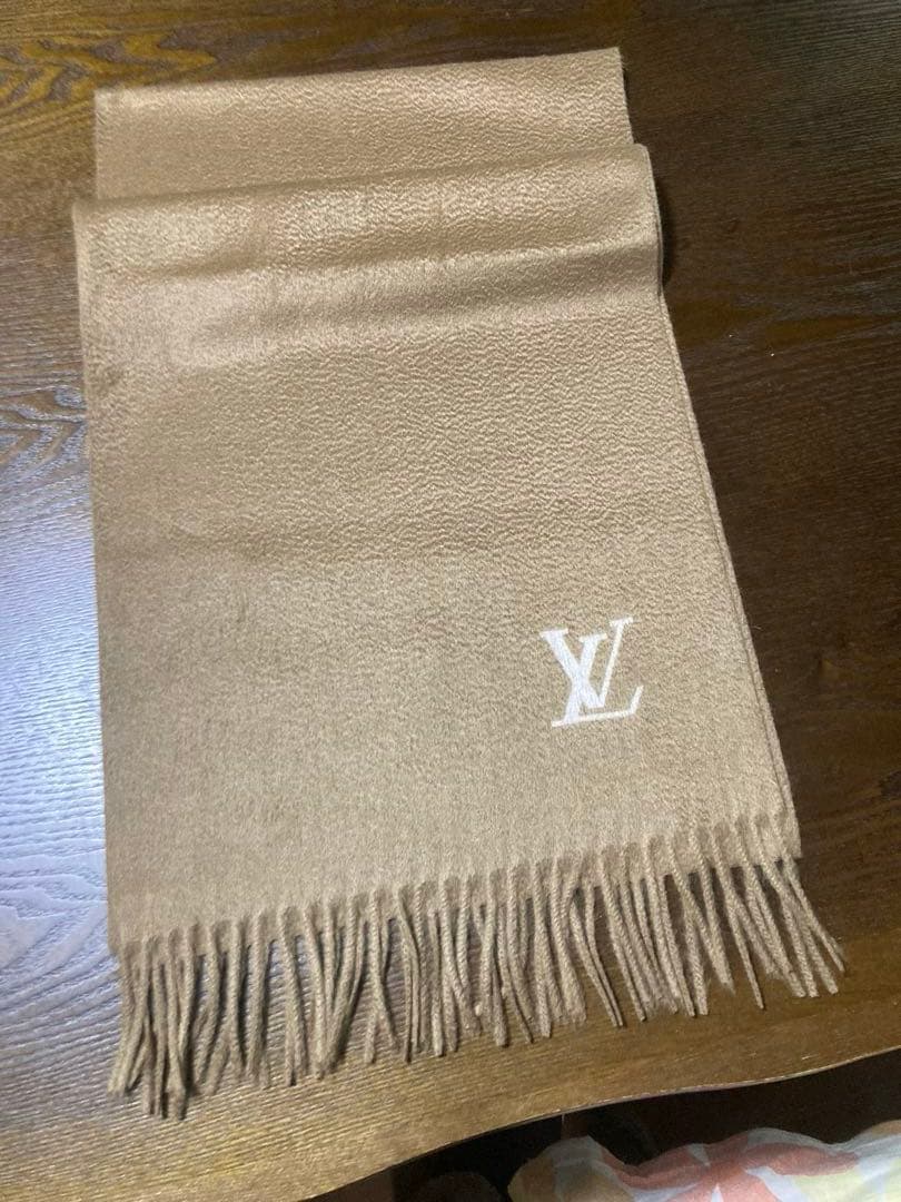 Louis Vuitton マフラー　キャメル色