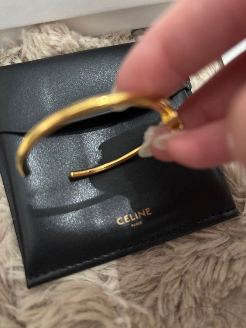 CELINE/セリーヌ トリオンフ ブレスレット ゴールド