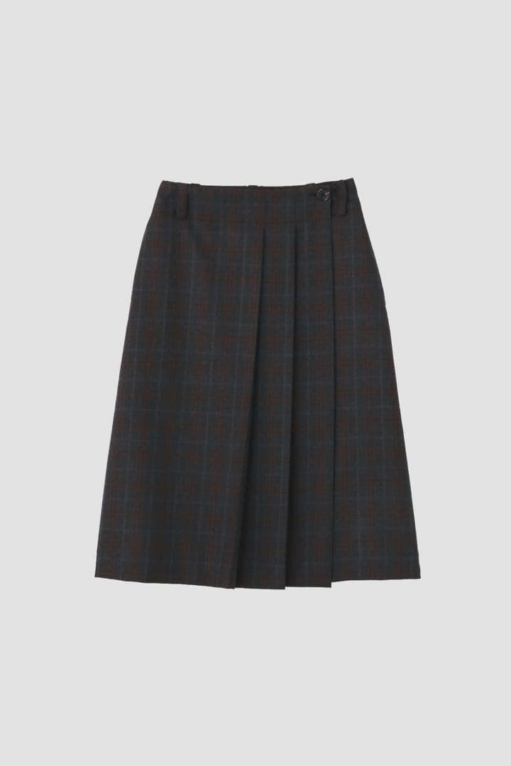 MARGARET HOWELL PLAID WOOL チェックスカート I