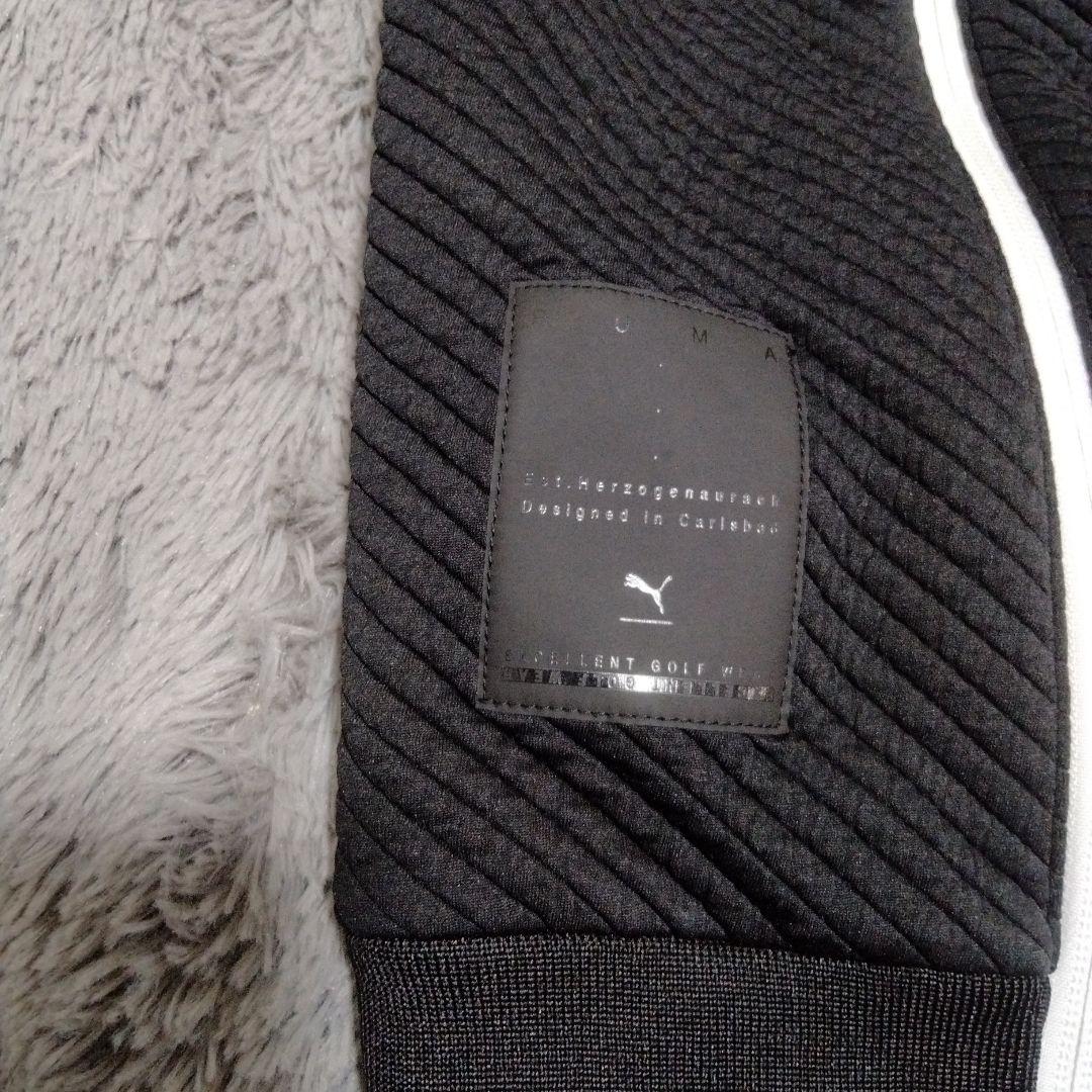 【極美品】PUMA♡型押し♡モックネック♡ワンピース♡LL　ゴルフ/スポーツ