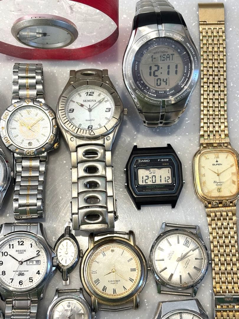 g*3様 【ジャンク】腕時計 SEIKO CITIZEN CASIO BUREN