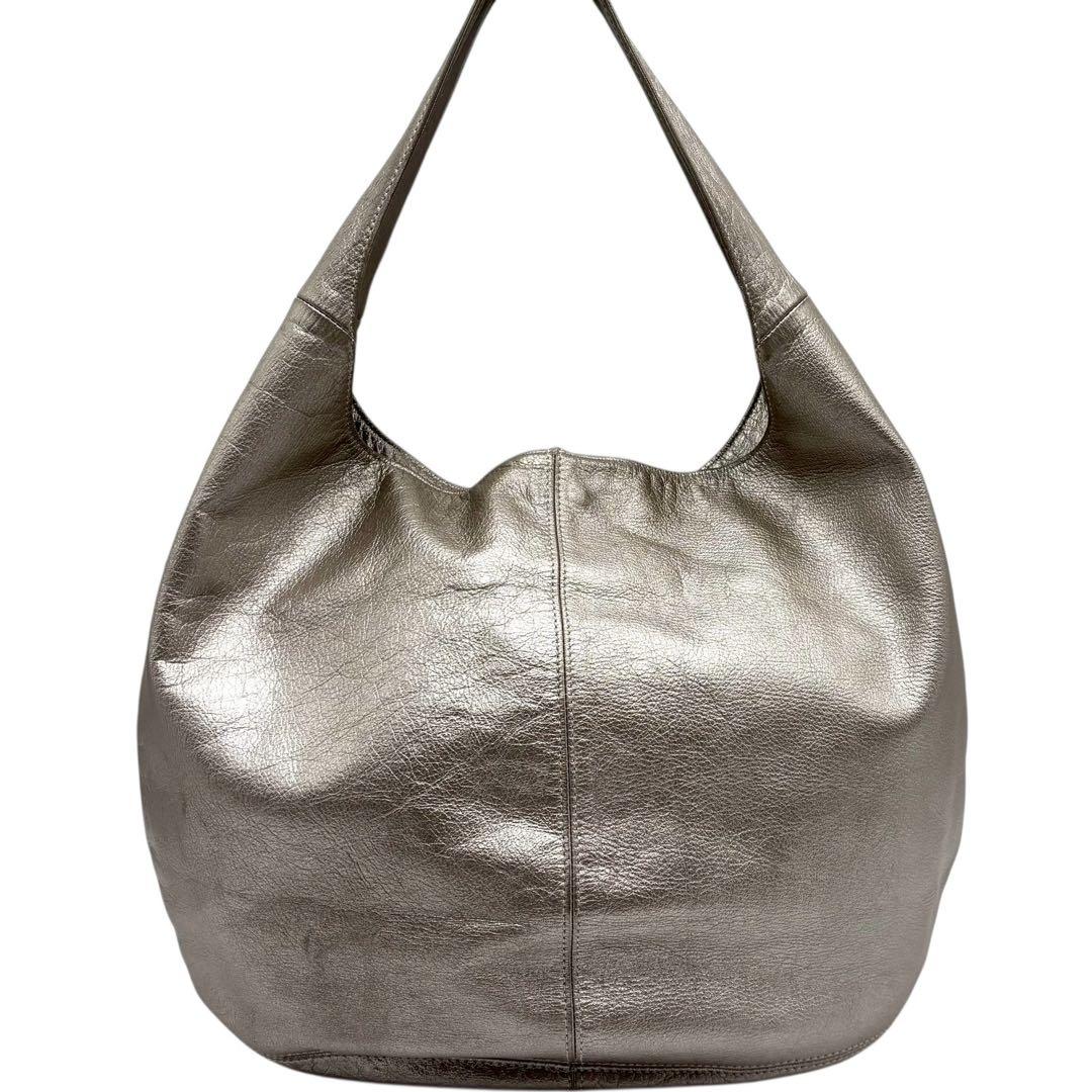 【美品】 ear PAPILLONNER うさぎ ハンド バッグ シルバー