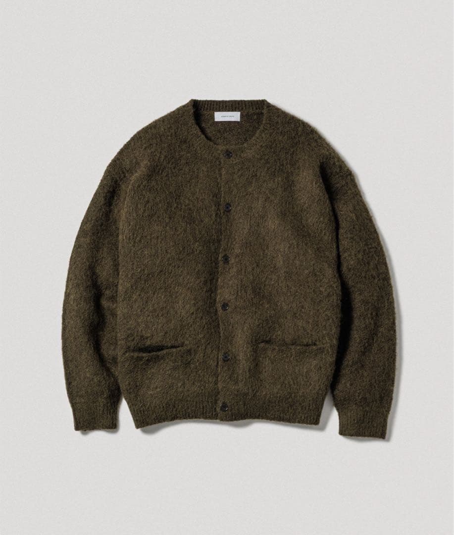 ADAM ET ROPE’モヘアミックス　カーディガン
