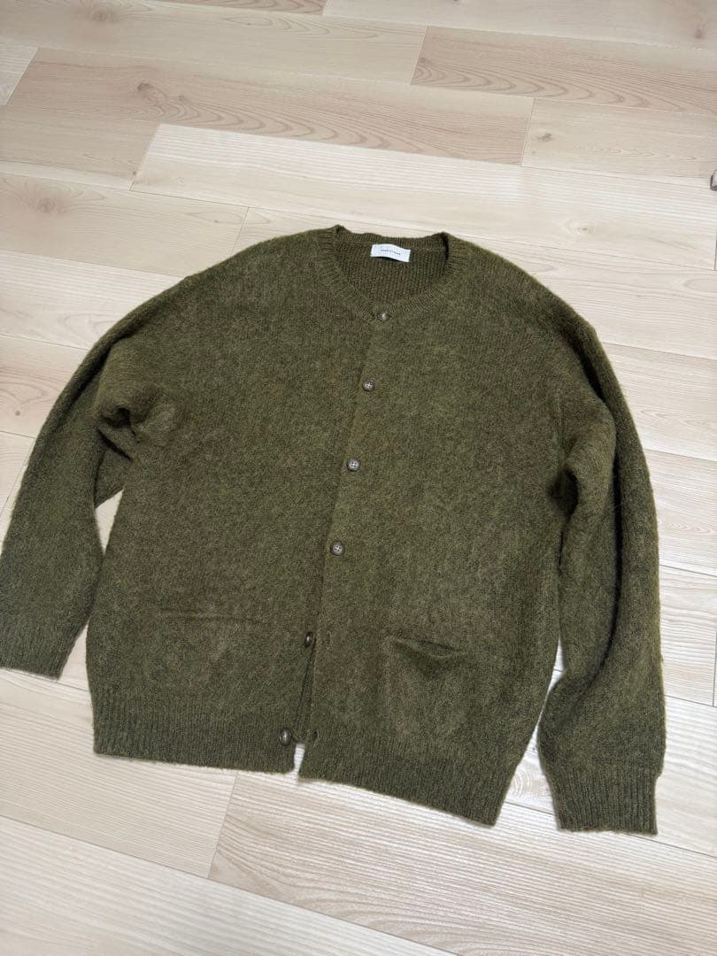 ADAM ET ROPE’モヘアミックス　カーディガン