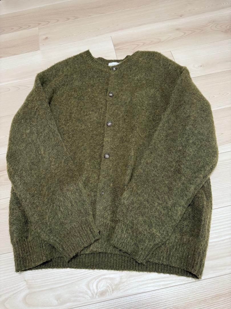 ADAM ET ROPE’モヘアミックス　カーディガン