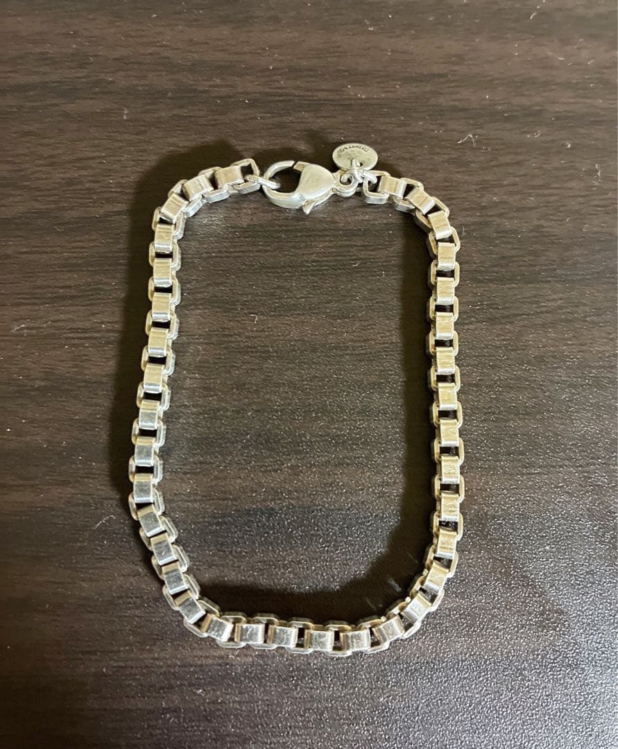 【美品】TIFFANY ティファニー ベネチアンブレスレット チェーンSV925