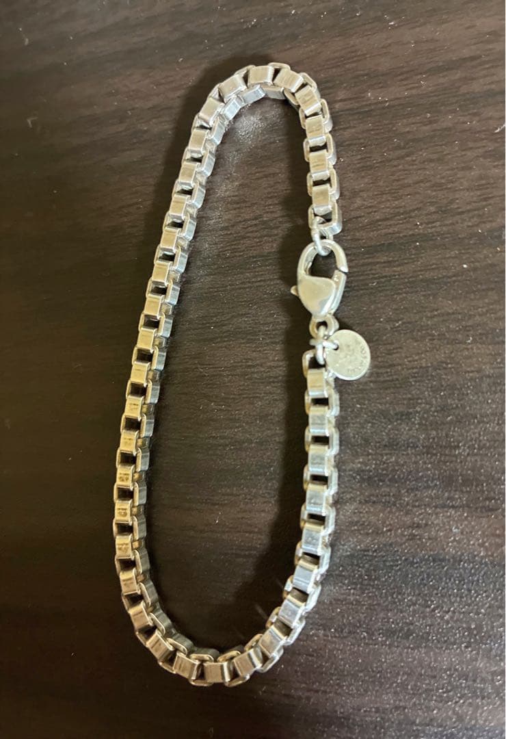 【美品】TIFFANY ティファニー ベネチアンブレスレット チェーンSV925