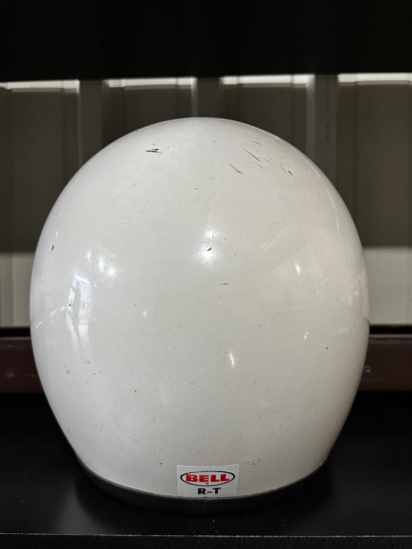 希少　70年代BELL R-T ホワイト ジェットヘルメット