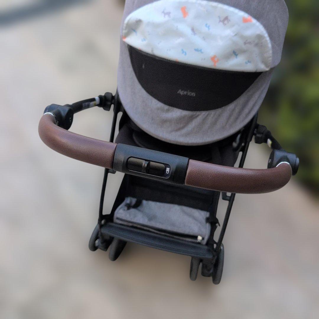 極美品　アップリカ　ルンルン　コンパクト　AB ベビーカー　aprica　バギー