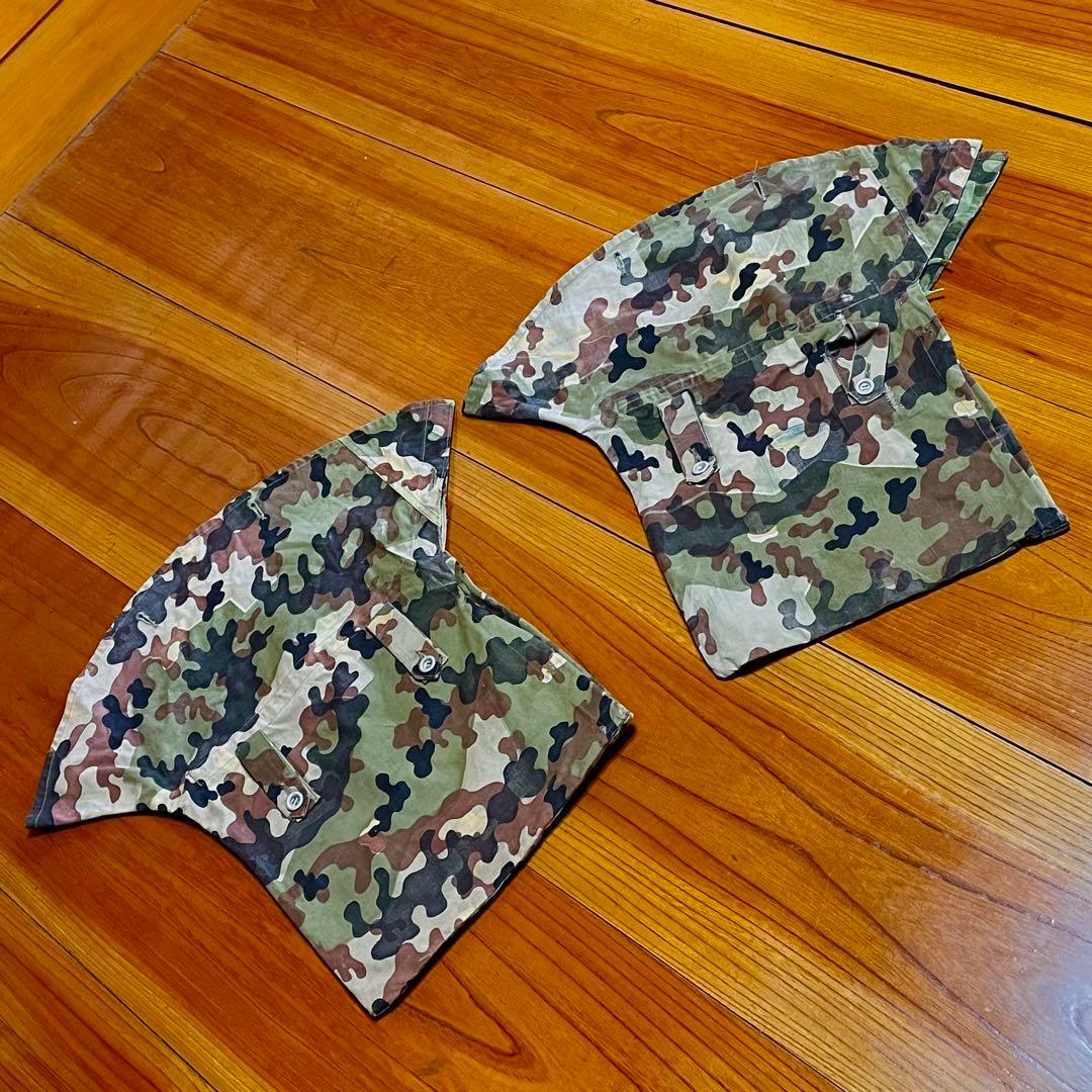 希少 西ドイツ軍 アメーバカモ リバーシブル パップテント 軍幕 キャンプ