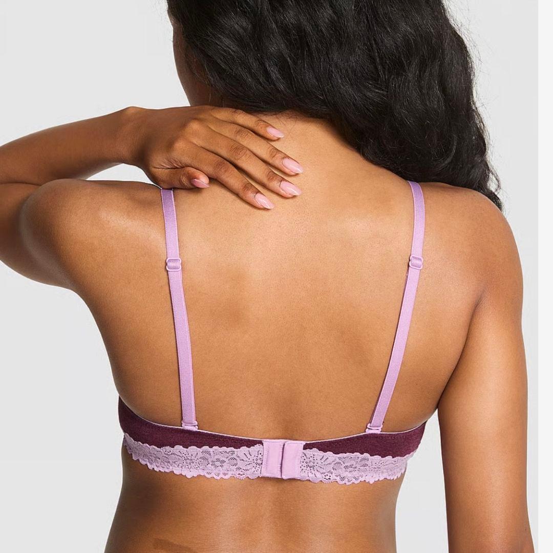 ヴィクトリアズシークレット PINK ブラジャー&Tバックショーツ 34DD・M
