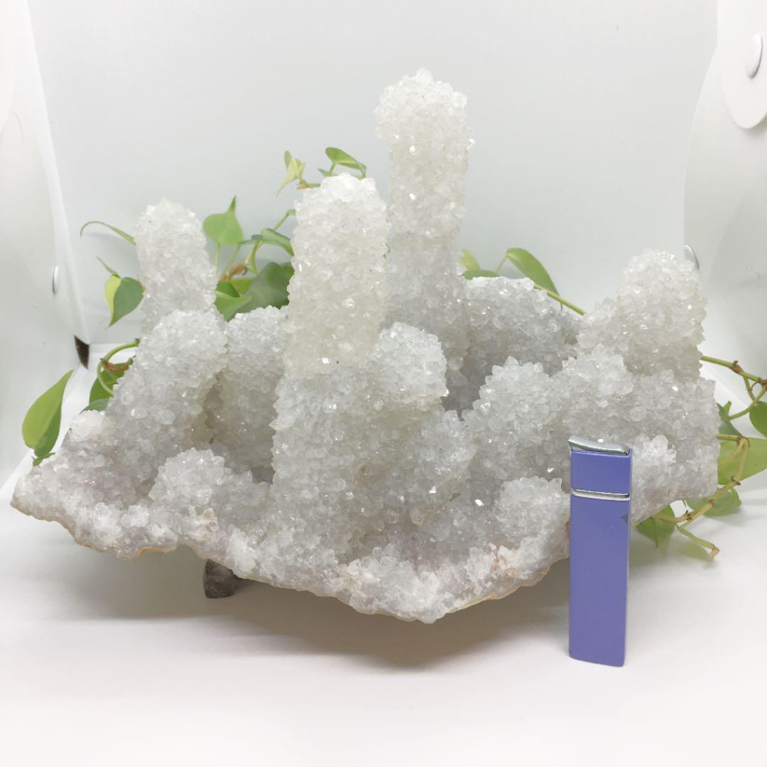特大！インド産　アナンダライト　クラスター　アメリカツーソン購入品！カクタス水晶