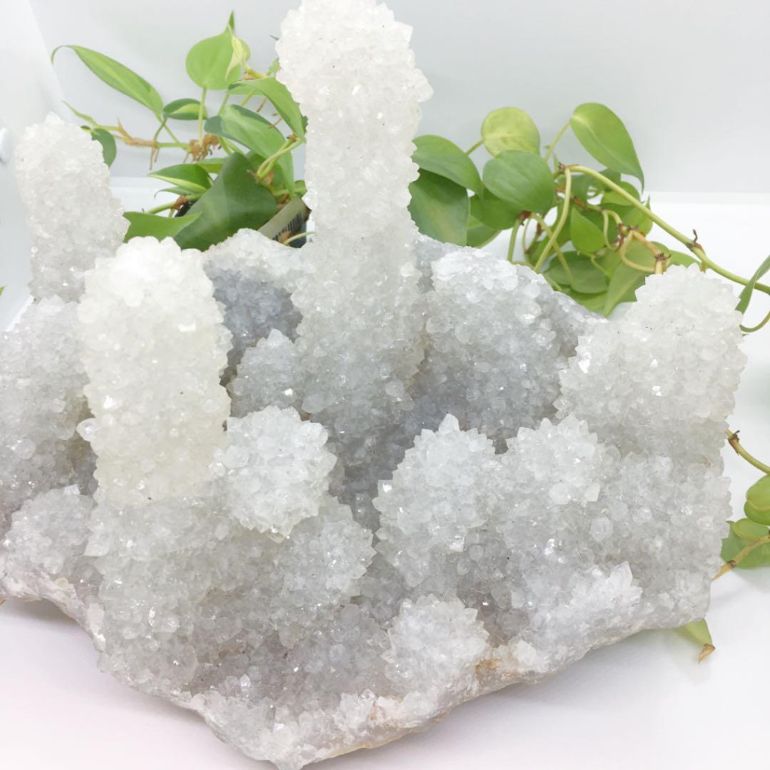 特大！インド産　アナンダライト　クラスター　アメリカツーソン購入品！カクタス水晶