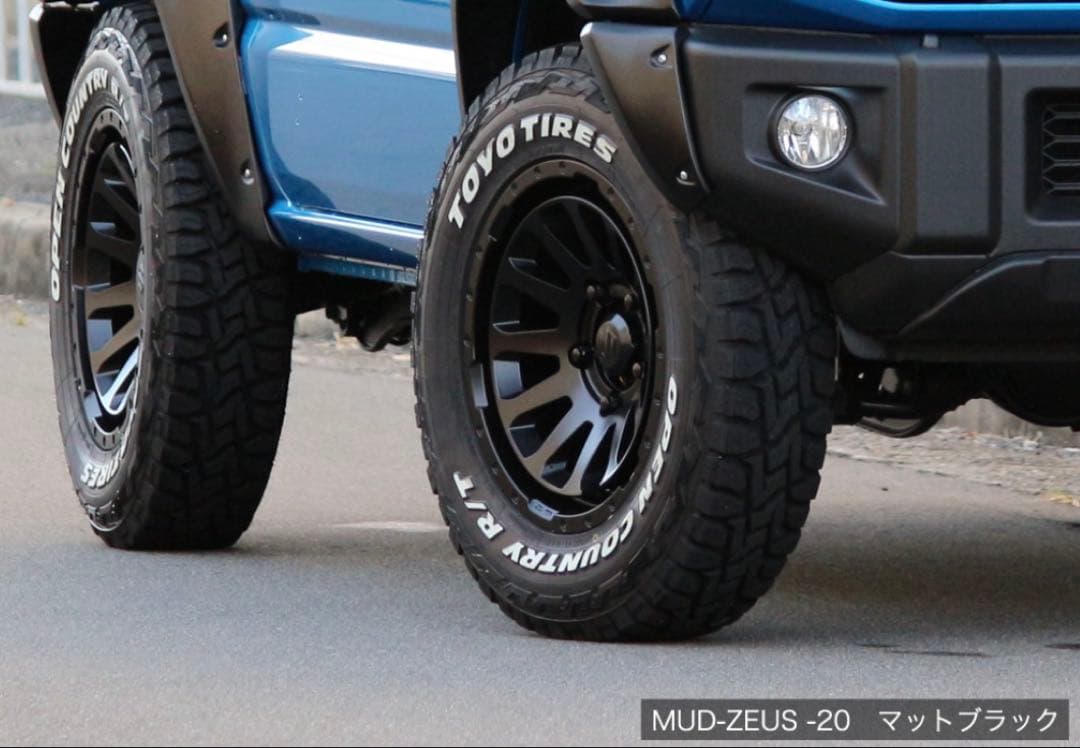 ジムニー タイヤホイールセット185/85R16 ホワイトレター