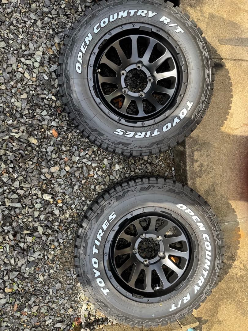 ジムニー タイヤホイールセット185/85R16 ホワイトレター