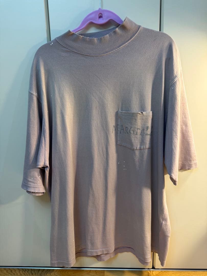 MARGIELA ポケットTシャツ モックネック