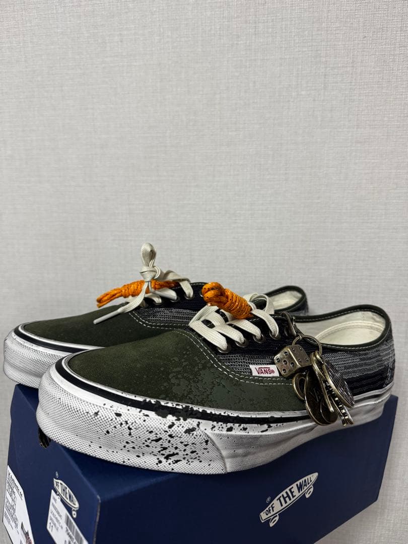 靴 Vans Authentic \"Green/Blue\"