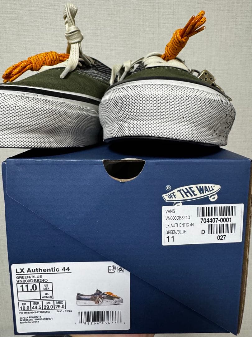 靴 Vans Authentic \"Green/Blue\"